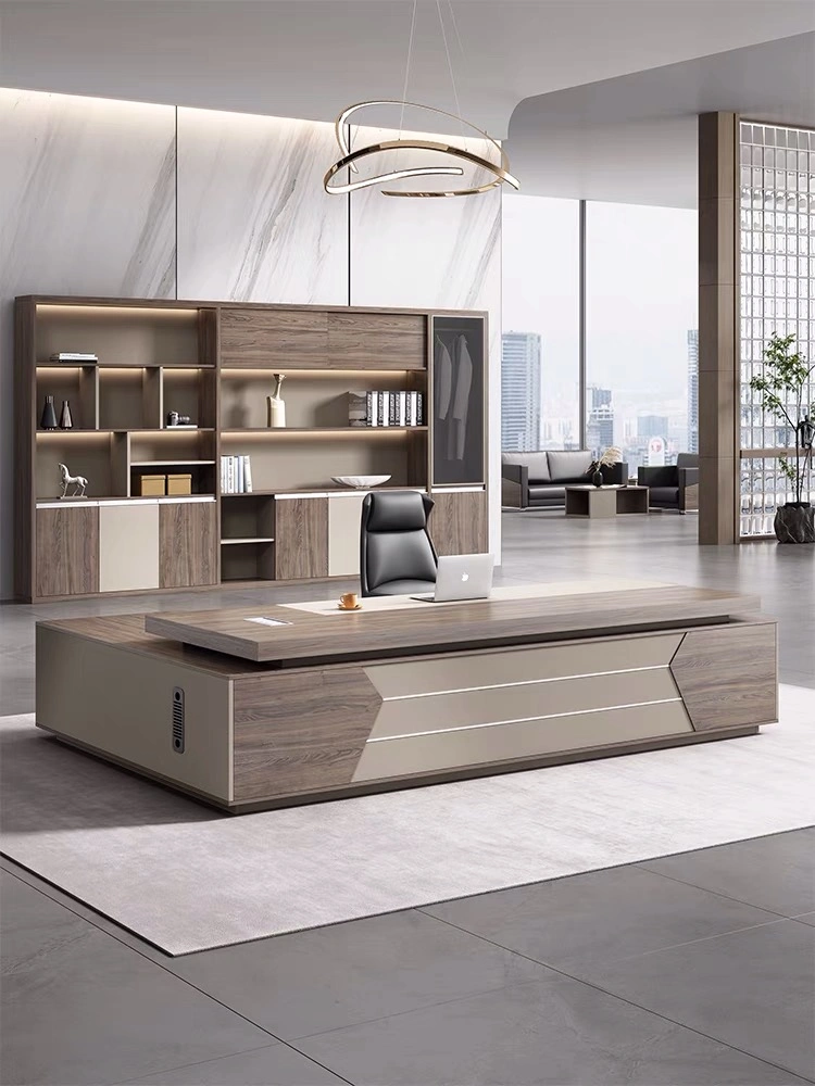 Luxury New Design Modern CEO Boss Wooden Office Furniture Executive Desk