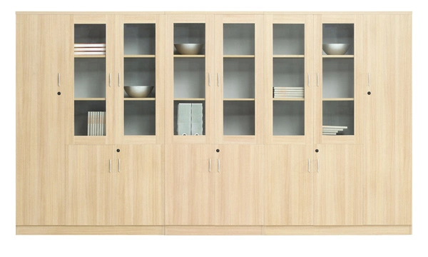 Simple Modern Data Cabinet Office Furniture Two Door Wooden Filing Cabinet Storage