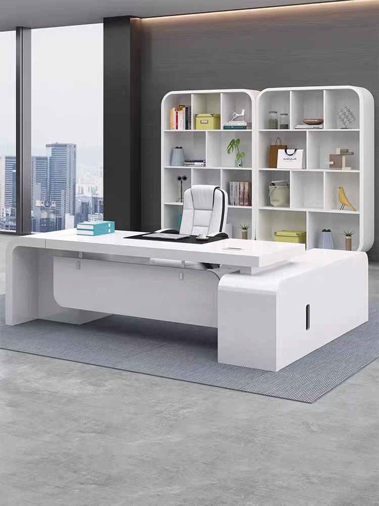 Luxury New Design Modern CEO Boss Wooden Office Furniture Executive Desk